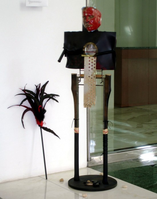 I am Your Shadow Nature. Free Standing Sculpture, part of a sculptural installation of 28 figures entitled, A Gathering. Fine Art by Sor�. Image copyright 2013 by Susana Sori